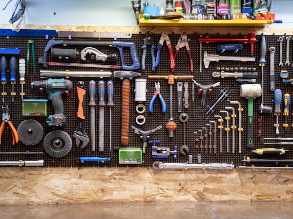Professional plumbing tools and equipment ready for service